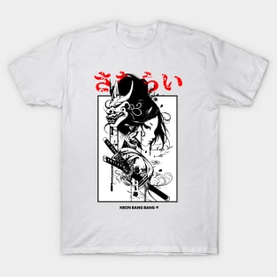 Cyberpunk Geisha Girl Samurai Warrior Anime Streetwear T-Shirt